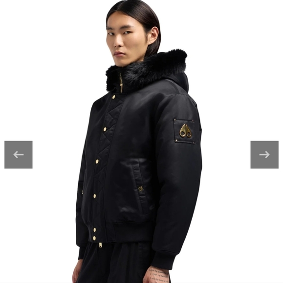 Moose Knuckles Black Puffer Jacket Gold Series. Brand NEW!!!